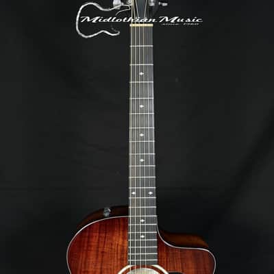 Taylor - 2018 224ce-K DLX - Hawaiian Koa - Acoustic/Electric Guitar - w/Case USED image 3