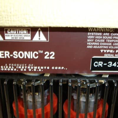 2011 Fender Super Sonic 22 Combo Guitar Amp, Blonde image 11