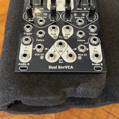 4MS Dual EnvVCA Dual Envelope VCA Eurorack Synth Module - Black image 3
