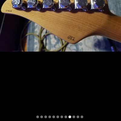 Suhr Classic Custom Trans Blue Denim Slate Burst, Roasted Neck image 6