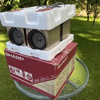 Sharp QT-37 Rare Vintage Mint Collectible Japan Boombox Getto blaster Warranty image 3