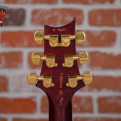 PRS Dragon III #21 of 100 Figured Maple Top Amber 1994 w/OHSC image 10