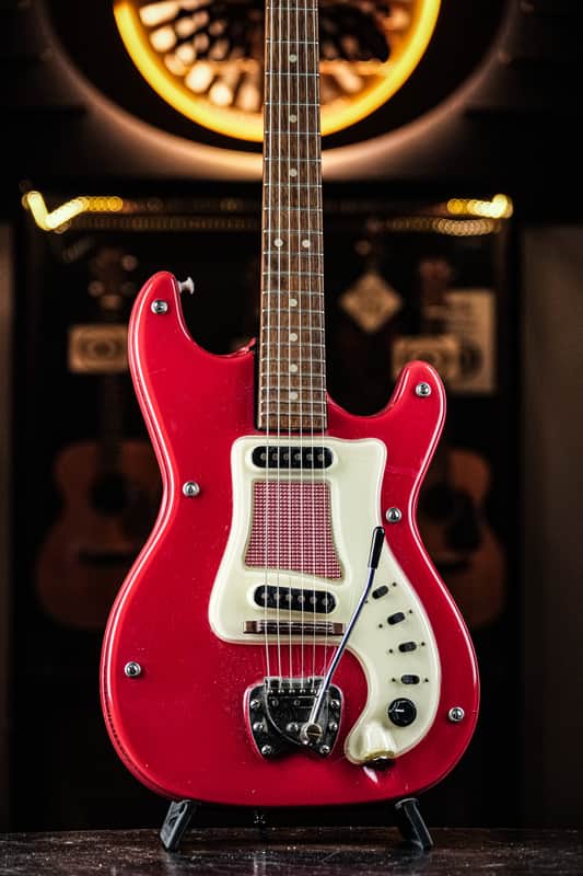 1963 Hagström Kent PB-24-G red image 1