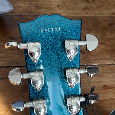 Gibson Custom Shop M2M '58 Humbucker Les Paul Junior Jr DC Brunswick Blue image 7