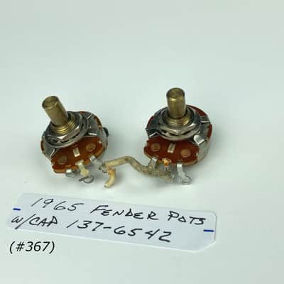 1965 Fender Pots-Potentiometer(#367) 250k- 137-6542 Telecaster Mustang Duo-Sonic Musicmaster Precision Bass image 1