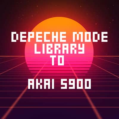 Depeche Mode emax library on Akai s900 s950 - 32 disks
