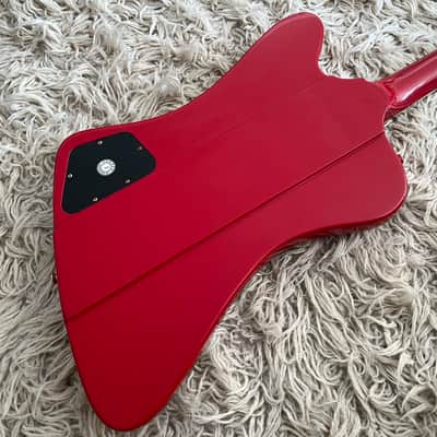 Vintage 1999 Epiphone '63 Firebird VII 1963 Reissue Cardinal Red Electric Guitar MIK image 10