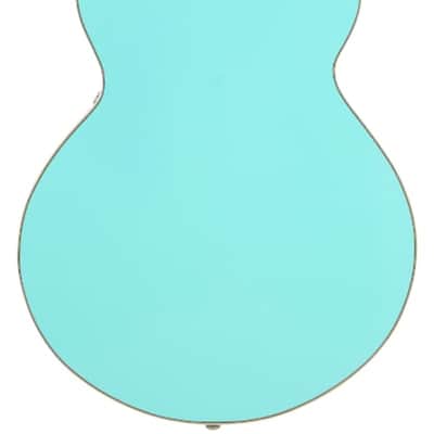 D'Angelico Premier SS Single Cutaway Semi Hollow Body Electric Guitar Surf Green image 5