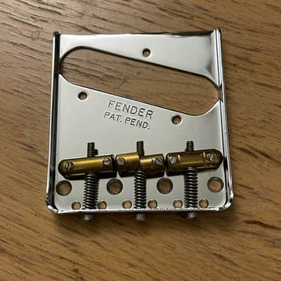 Fender Custom Shop RSD Tele Saddle Bridge Chrome American Vintage Original USA Telecaster NOS image 2