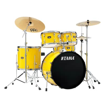 Tama Imperialstar 5-Pc Complete Drum Kit w/22" Kick - Electric Yellow image 1