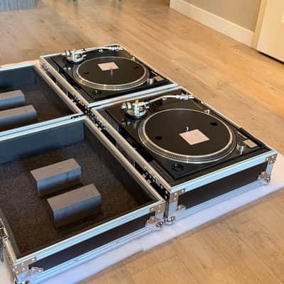 Technics SL-1210M5G Pair - Fully Restored, Matched Serials, Acc., Flight Cases image 2