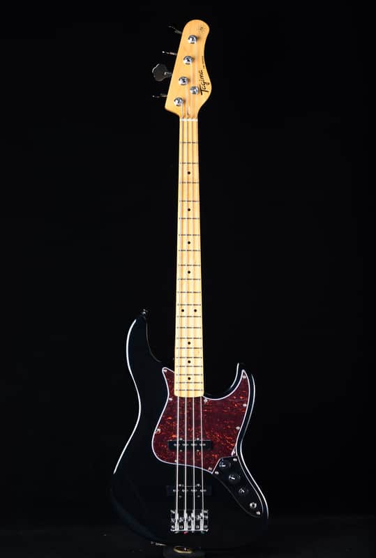 Tagima TW-73 Jazz Bass Black/Tortoiseshell image 1