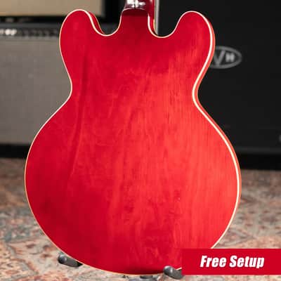 Gibson 1961 ES-330TC Thinline Hollow Body Electric Guitar Cherry with Hardshell Case - Used image 2