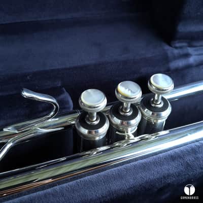 Immagine Bach Stradivarius C 180SL- 229 Chicago large lightweight trumpet case mouthpiece  gamonbrass - 3