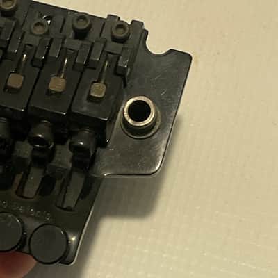 1990's Korean Ibanez RG Series LO-TRS II Black Floyd Rose Tremolo Bridge Vibrato image 10