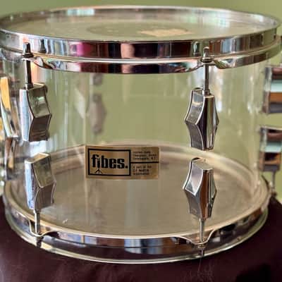 Fibes Vintage 70's 5 Piece Acrylic Drum Set Rare image 14