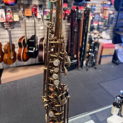 Vintage King HN White Co. Straight Soprano (B flat) Saxophone 1920s image 3