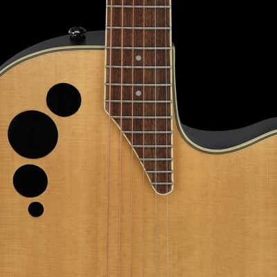Applause Applause E-Acoustic Guitar AE44-4S, MS, Cutaway, Mid Depth 2020s - Natural Satin image 8