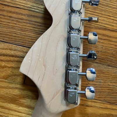 Musikraft Jazzmaster Stratocaster neck and fender f tuners block inlay bound image 6