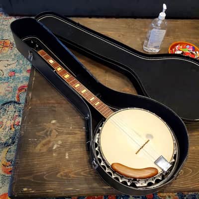 1980's Encore E-75 Banjo - Closed Back 5-string w/case image 6