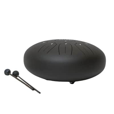 SATORI 12" Lotus Carbon Steel Tongue Drum, C Major (Includes Gigbag) image 3