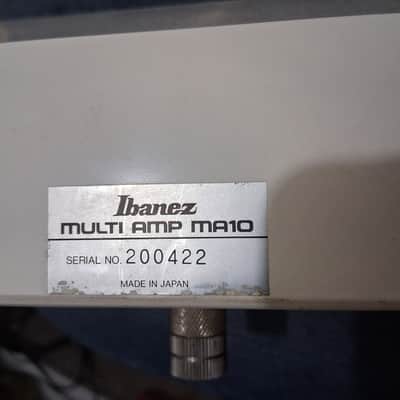 CIB Rare Vintage, collectable Ibanez ma10 multi mini amp powered image 5