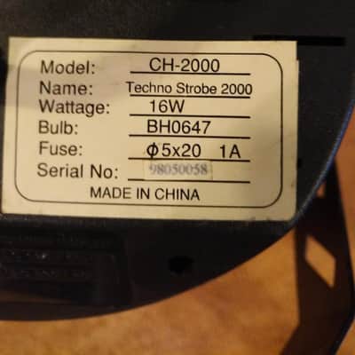 Chauvet  Techno Strobe CH-2000 1990's black image 6