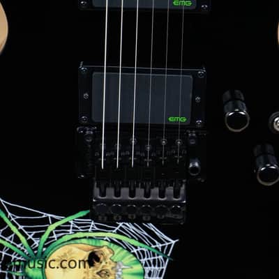 ESP LTD Kirk Hammett KH-3 Spider 30th Anniversary Edition Electric Guitar - Black image 6
