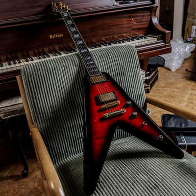 Gibson 50th Anniversary Flying V 2008 - Brimstone Burst image 14
