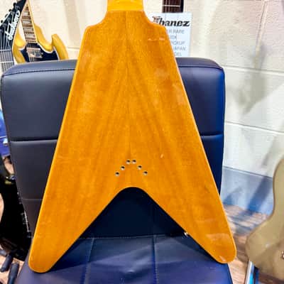 🔥2003 RARE🔥 Epiphone Korina Flying V ’58 Reissue~ Unsung Korea + Flight Case! image 16