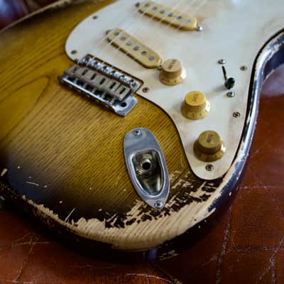 Constantin Guitars Sweetcaster Classic #0005 - 2-Tone Burst 3.7kilos !!!VIDEO!!! image 12