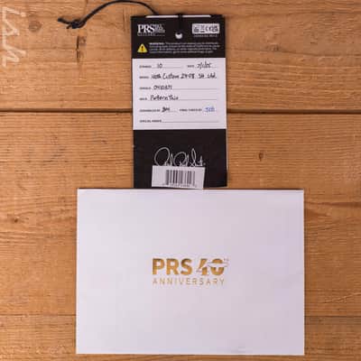 PRS 40th Anniversary Custom 24-08 Semi-Hollow Faded Whale Blue Smokeburst image 12