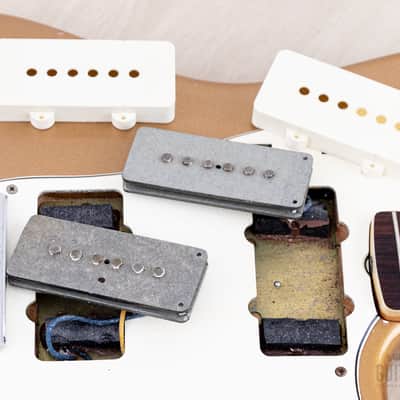 1967 Fender Jazzmaster Vintage Offset Guitar Firemist Gold w/ Case image 20