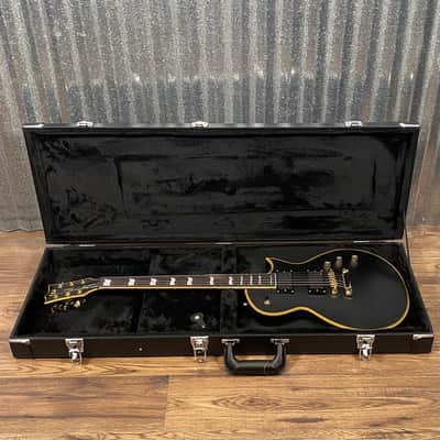 ESP LTD EC-1000 Vintage Black EMG Guitar & Case #0157 Used image 2