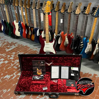 Fender Custom Shop 70 Stratocaster Aged Firemist Red Relic 2020 image 12