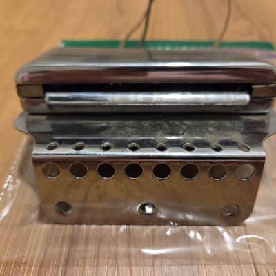 Vintage Early 1950's Fender Trapezoid String-Through 8 String Steel Guitar Pickup w/ Tailpiece! image 2