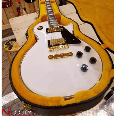Immagine Gibson Les Paul Custom w/ Ebony Fingerboard Gloss Alpine White - 2