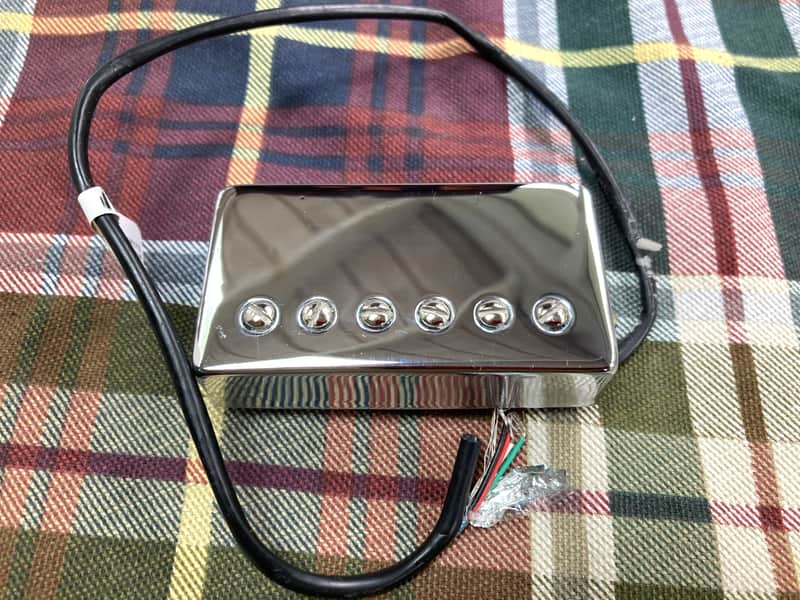 Chrome Ernie Ball/Dimarzio Steve Lukather "Luke" Guitar Humbucker Bridge Pickup image 1