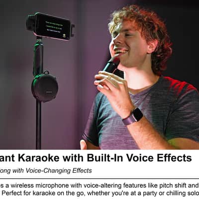 Rockville K-GO Karaoke Waterproof Portable Bluetooth Speaker+Mic+Tablet Stand image 16