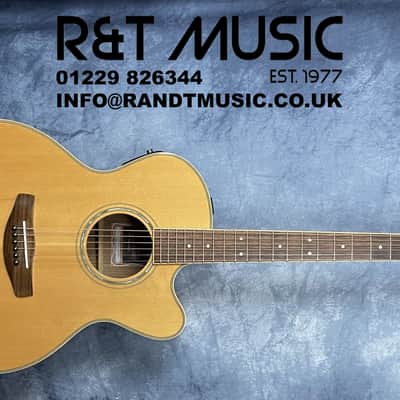 Yamaha CPX700 NT Electro Acoustic Guitar in Natural image 4
