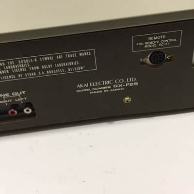 AKAI GX-F25 stereo cassette deck image 6
