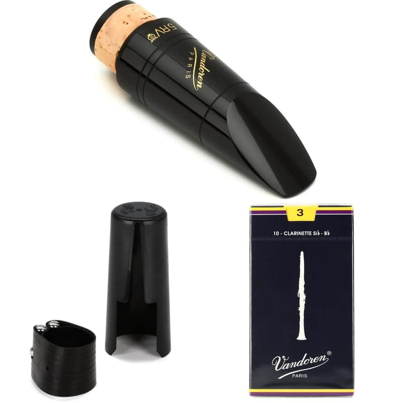 Vandoren CM302 5RV Lyre Series Bb Clarinet Mouthpiece Ligature and Reed Bundle - 3.0 image 1