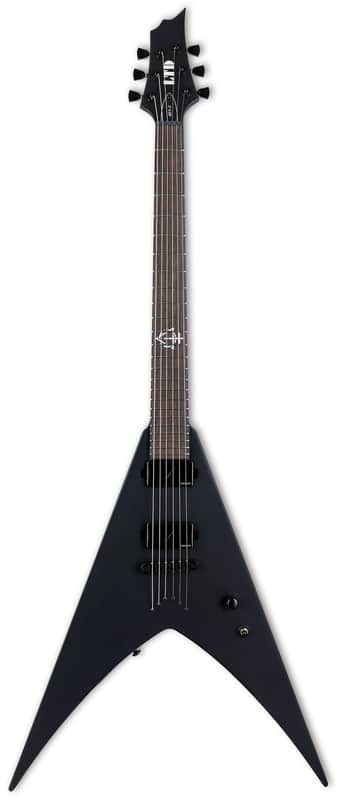 ESP LTD HEX-6 Black Satin w/Case (B Stock) image 1