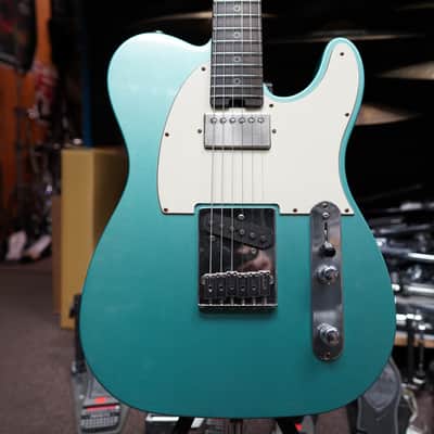 Schecter USA CUSTOM SHOP Nick Johnston PT S/H Wembley Teal Green Metallic Aged Nitro w/ Case NOS (2022) image 6
