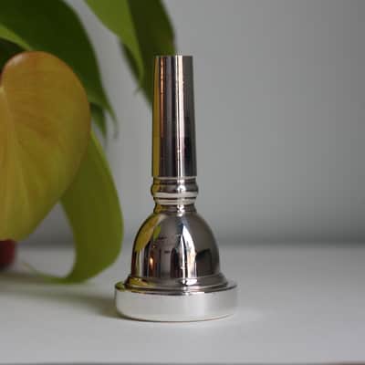 Yamaha 53DL Euphonium Mouthpiece - Silver plated image 2