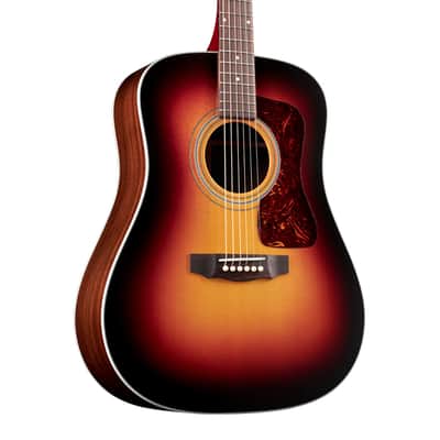Guild D-50 Standard, Dreadnought Acoustic Guitar - Antique Burst - Made in the USA image 4