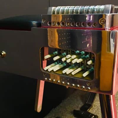 Rittenberry SD10 3x5 Standard Emmons E9 Pedal Steel Guitar Red Mica image 8