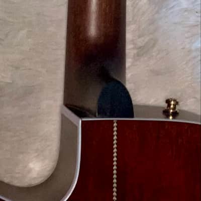 Seagull Artist Mosaic CH CW GT EQ Bourbon Burst Electric acoustic cutaway guitar made in Canada skb Hardshell case image 6