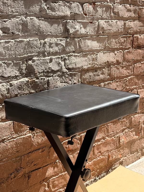 Unbranded X-Style Cross Legged Piano Stool/Bench Foldable image 1