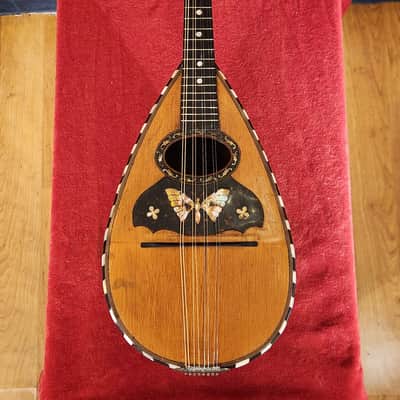 Vintage Bowl-Back Mandolin Natural - FULLY RESTORED - Brazilian Rosewood Back!! image 1